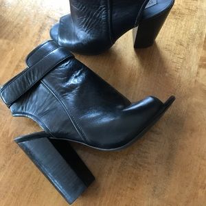Steve Madden open toe booties